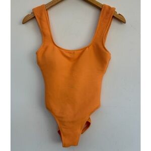 J Crew Rib Square Neck One Piece Swimsuit NWT